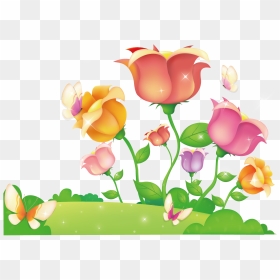 Flower Euclidean Vector Beach Rose Illustration, Hd - Rose Flower, HD Png Download - flower vector png