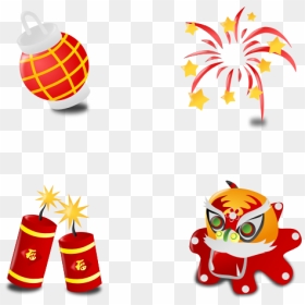 Chinese New Years Icon Set - Chinese New Year Icon Png, Transparent Png - new years png