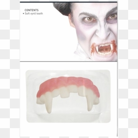 Halloween Horror Vampire Teeth, HD Png Download - vampire fangs png