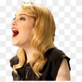 Emma Stone Laughing In Disbelief - Emma Stone Transparent Background, HD Png Download - emma stone png