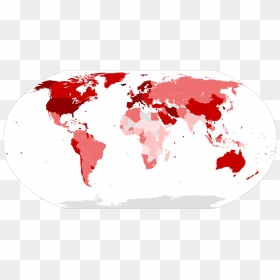 Cov#19 Outbreak World Map Per Capita - Covid 19 World Map, HD Png Download - praying png