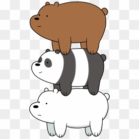 We Bare Bears Stack - We Bare Bears Stacked, HD Png Download - grizzly bear png