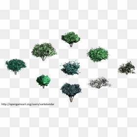 Hjm Bushes 09 Alpha - Isometric Shrub Png, Transparent Png - shrubs png