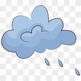 Rainy Cloud Clipart, HD Png Download - rain cloud png