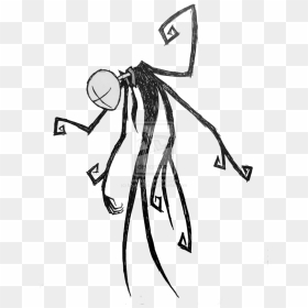 Slenderman Slender Man Stabbing Drawing Image Fan Art - Easy Slender Man Drawings, HD Png Download - slender man png