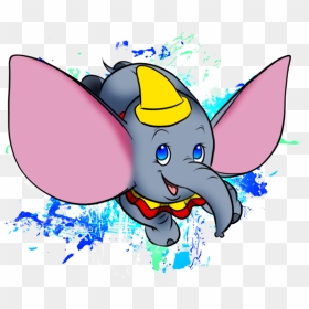 Disney Clipart Dumbo - Dumbo Flying Elephant Png, Transparent Png - vhv