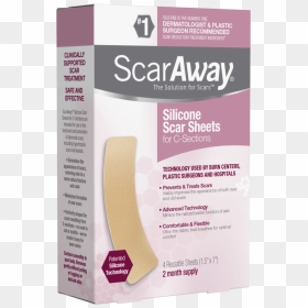 Scaraway® Silicone Scar Sheets For C Sections Diminish - Scar Away Silicone Sheets C Section, HD Png Download - scars png