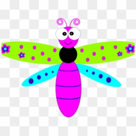 Dragonfly Clipart Scroll - Dragonfly Cartoon, HD Png Download - dragonfly png
