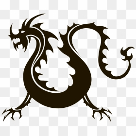 Transparent Chinese Clipart, HD Png Download - dragon silhouette png