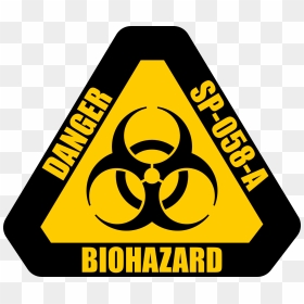 Biohazard Warning Label By Aliensquid On Clipart Library - Biohazard Warning Sign Png, Transparent Png - biohazard png