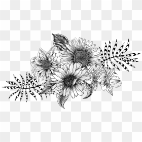 Flower Bar &amp, HD Png Download - flower outline png