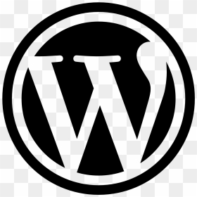 Wordpress Logo - Wikipedia Icons, HD Png Download - wordpress logo png
