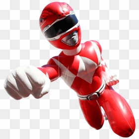 Red Mighty Morphin Power Ranger - Mighty Morphin Red Power Ranger Png, Transparent Png - power rangers png