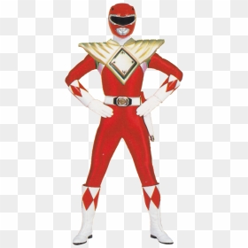 Power Rangers Red Power Ranger Costume Clipart , Png - Mighty Morphin Power Rangers Red Ranger, Transparent Png - power rangers png