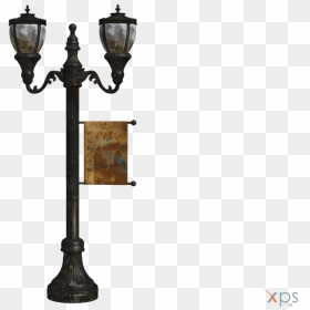 Delightful Antique Street Lamp By Luxxeon By Tiffli - Street Light, HD Png Download - street light png