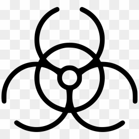 Biohazard Danger Chemical Biological Bacterial - Clip Art, HD Png Download - biohazard png