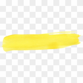 Yellow Paint Stroke Png , Png Download - Yellow Watercolor Brush Stroke, Transparent Png - paint streak png