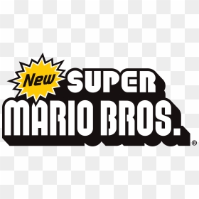 New Super Mario Bros Logo Png Transparent - Mario Bros Logo Png, Png Download - super smash bros logo png