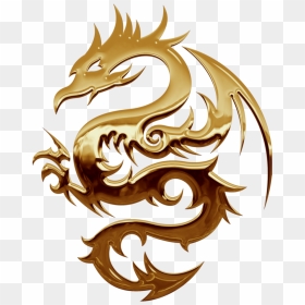 Transparent Dragon Silhouette Png - Chinese Dragon Zodiac Tattoo, Png Download - dragon silhouette png