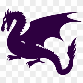 Dragon Clip Game Thrones - England And Wales Flag, HD Png Download - dragon silhouette png