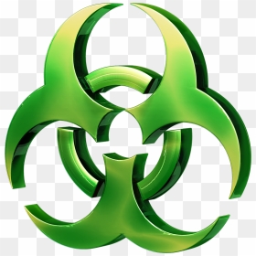 Biohazard Background Transparent - Green Biohazard Symbol Png, Png Download - biohazard png