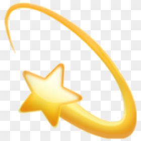 Shining Star Emoji Png - Shooting Star Emoji, Transparent Png - moon emoji png