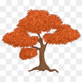Orange Tree Png Clipart, Transparent Png - tree trunk png