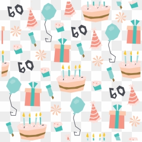 Celebration Backgrounds Png - Free Pattern Background Birthday, Transparent Png - celebration background free vector png