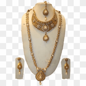 Malabar Wedding Jewellery Rental - Necklace, HD Png Download - jewellery necklace png