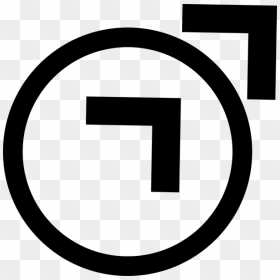 That Was The Beginning For The Male Symbol But It Was - Circle, HD Png Download - male symbol png
