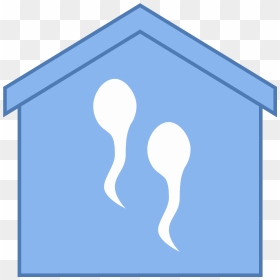 It"s A Logo Of Two Sperm Cells Inside A House Shaped, HD Png Download - sperm png