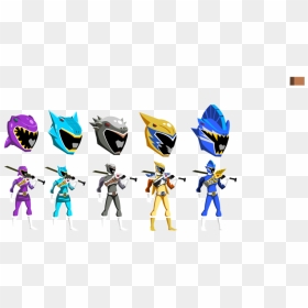 New Rangers Art V007, HD Png Download - power rangers png