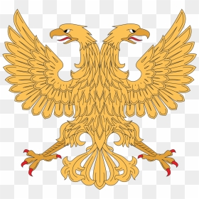 Golden Double Headed Eagle, HD Png Download - eagle head png