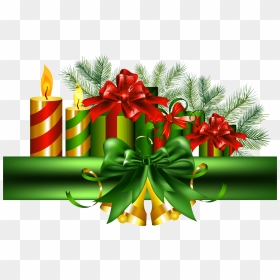 Tubes Noel - Christmas Bells Png File, Transparent Png - christmas tree clip art png