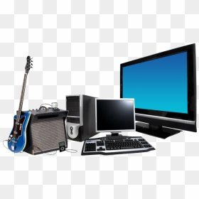 Electronic Transparent Images - Computer, HD Png Download - electronics items png