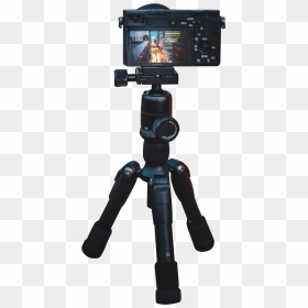 Camera On Tripod Stand - Camera Stand Png Hd Transparent, Png Download - png format images for background