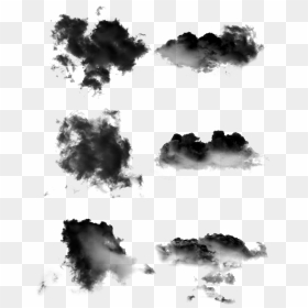 Black Ink Cloud Vector Blooming Png And Psd - Portable Network Graphics, Transparent Png - cloud vector png