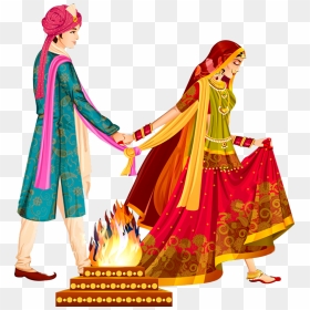 Home Page Slider Image - Indian Wedding Couple Png, Transparent Png - indian marriage png