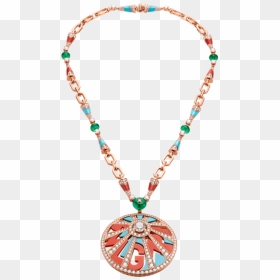 Wild Pop High Jewellery 18 Kt Rose Gold Necklace Set - Necklace, HD Png Download - jewellery necklace png