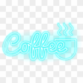 Coffee Light Lighteffects Vector Png Neon Neonlight - Neon Glowing Effect Png, Transparent Png - picsart png effect light