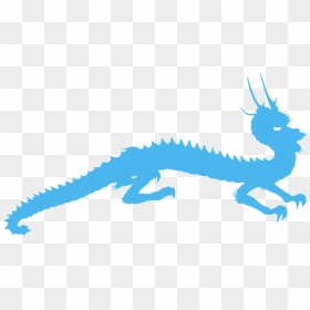 Dinosaur, HD Png Download - dragon silhouette png