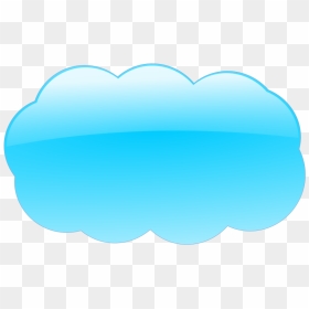 Cloud Clipart Vector Clip Art - Blue Cloud Clipart Transparent, HD Png Download - cloud vector png