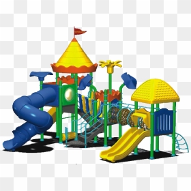 Playground Equipment Clip Art - Clipart Cartoon Playground, HD Png Download - play school kids png images