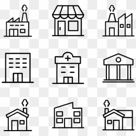 Icon Packs Vector - Manufacturing Icon Free, HD Png Download - building vector icon png