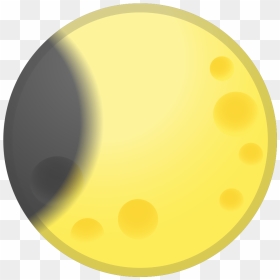 Waning Crescent Moon Icon - Icon, HD Png Download - moon emoji png