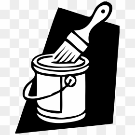 Paint Clipart Microsoft Office - Paint Can And Brush Clip Art, HD Png Download - paint streak png