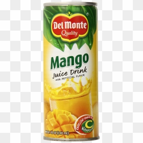 Del Monte Mango Juice 240ml - Mango Juice In Can Del Monte, HD Png Download - mango juice png