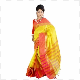 Thumb - Sari, HD Png Download - saree model png
