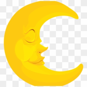 Download Moon Crescent Clipart Transparent Png Half - سمايل هلال, Png Download - moon emoji png