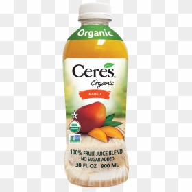 100% Mango Fruit Juice Blend - Ceres Passion Fruit Organic Juice, HD Png Download - mango juice png